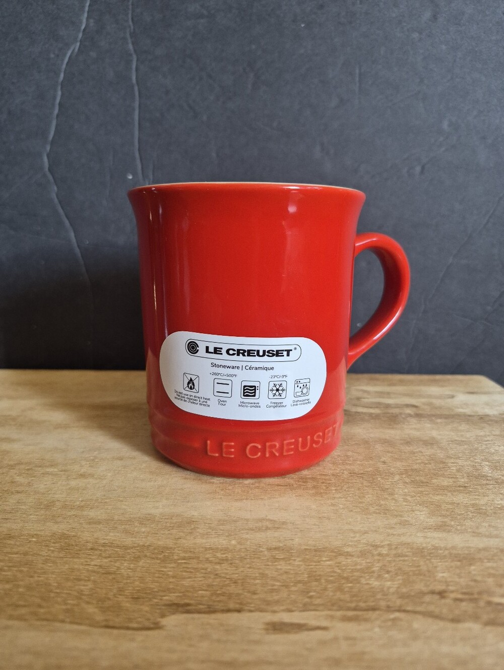 Le Creuset Red 400ml Stoneware Coffee Mug